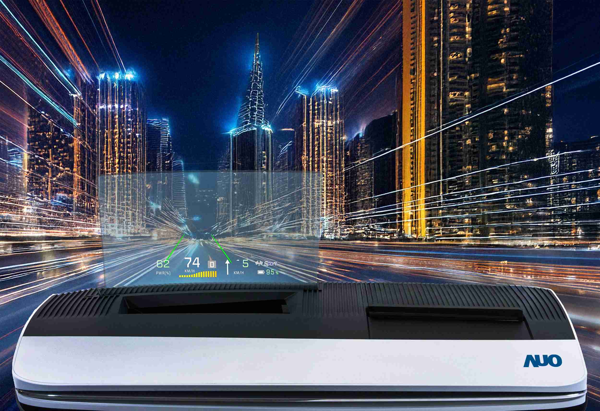 NG大舞台推出13吋Micro LED抬头显示器，，，提供高入眼亮度、、、高色彩饱和度的显示质量，，，在阳光下或黑暗中都清晰可见，，并利用Micro LED模块体积小的优势，，解决车用空间有限的痛点